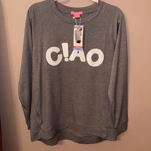 Isaac Mizrahi Grey Meredith Statement Tunic
